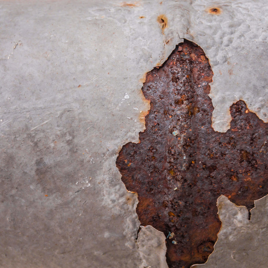 Rusted from the rain. Rusted from the rain