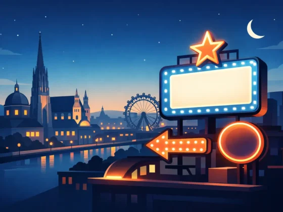 Leuchtreklame Wien für sichtbare Standorte