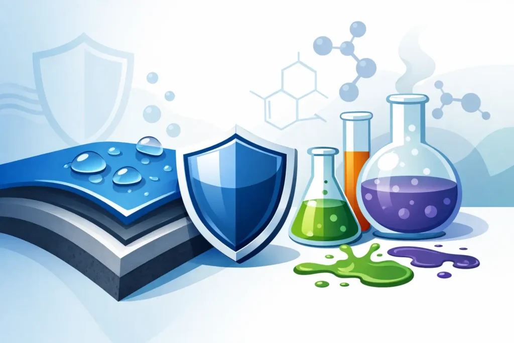 Welche Beschichtung schützt vor Chemikalien?