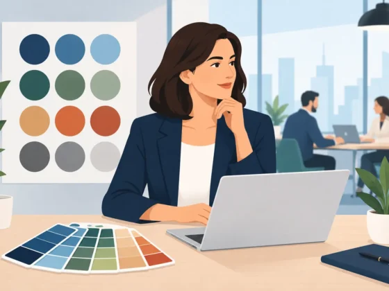 Welche Farben wirken professionell im Unternehmen?