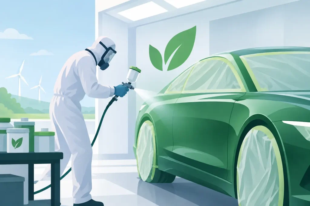 Die Zukunft von emissionsarmen Lackierungen